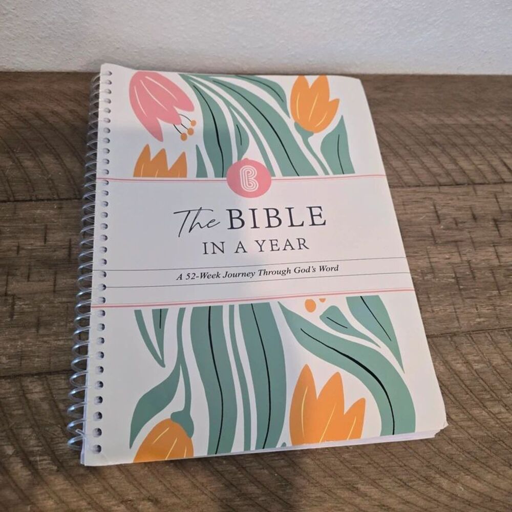 The Bible in a Year 52-Week Journey Through God's Word Spiral Bound Bible Study